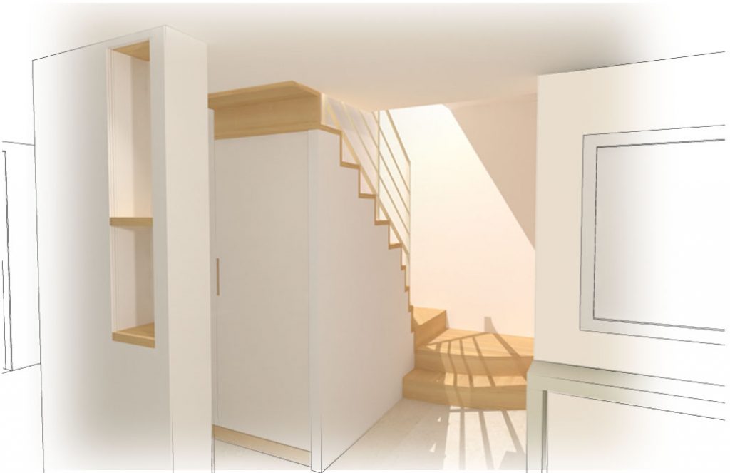 Création d'un escalier