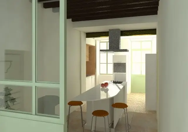 Projet d'architecture intérieure, d'aménagement ou de décoration dans l'Yonne en Bourgogne Franche Comté et réalisés par Laetitia Duval-Boquet Rénovation d'une maison ancienne