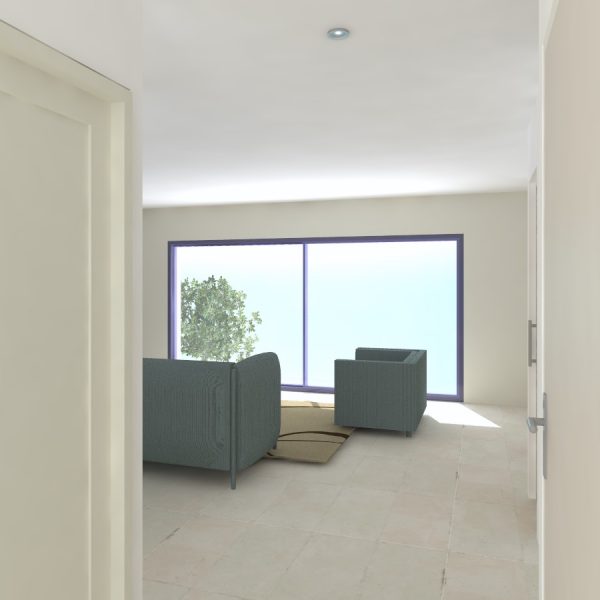 Projet 3: vue depuis l'entrée